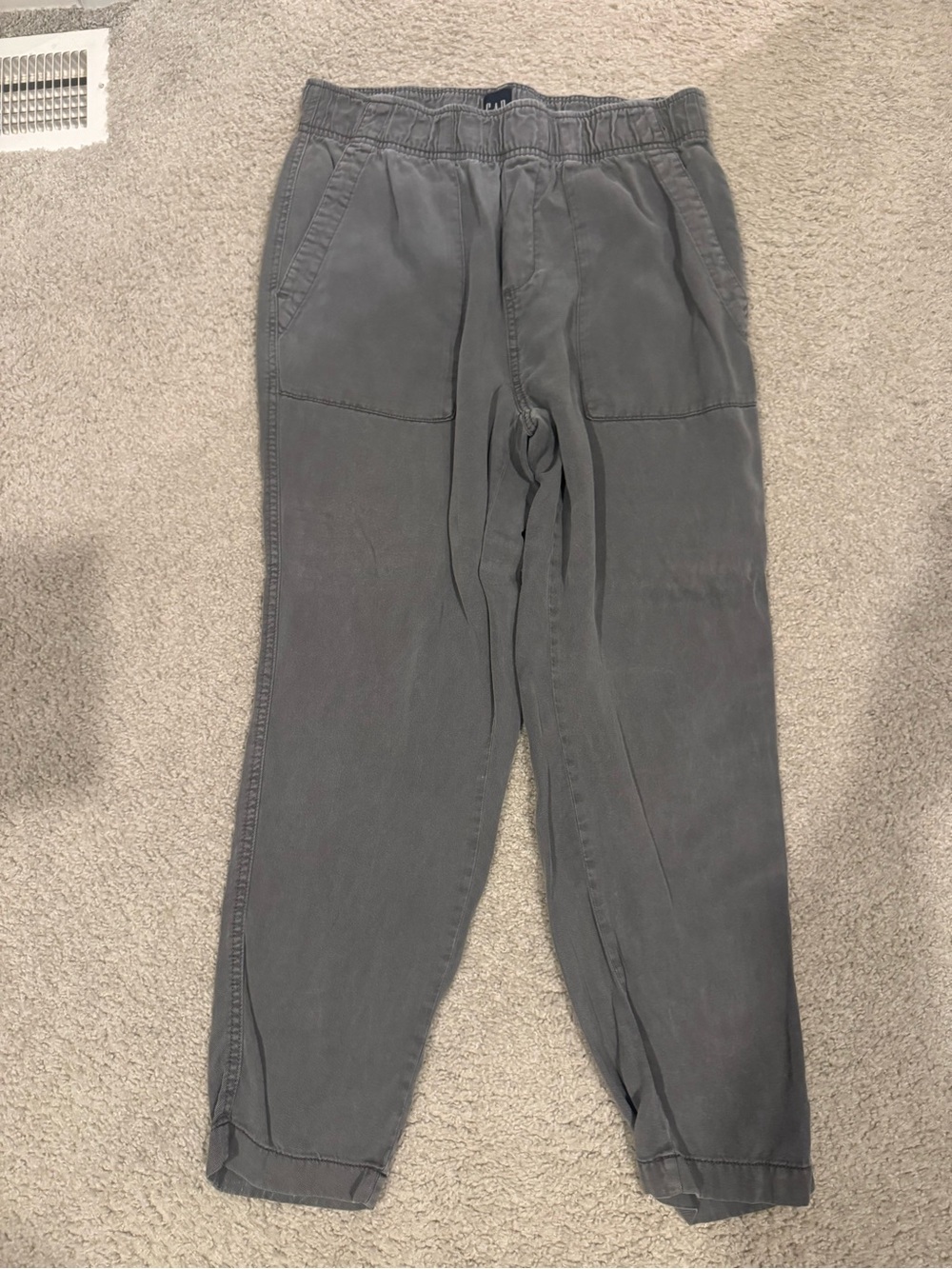 Women’s GAP Gray Elastic-Waist Casual Pants